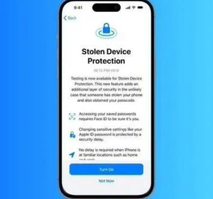 金江镇苹果授权维修店分享被盗设备保护功能开启方法 