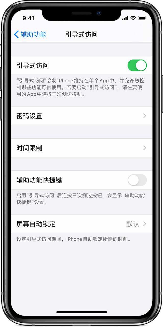 金江镇苹果手机维修分享如何在 iPhone 上退出引导式访问 