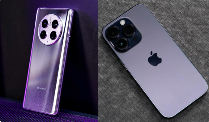 金江镇苹果14维修分享华为Mate50与iPhone14哪个好？ 
